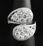 Diamond Ring in 18K Gold (LJR15655s) (WG) (แหวนเพชร)