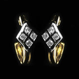 Diamond Earring in 22K Gold (ต่างหูเพชร)