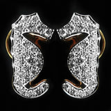 Diamond Earring in 22K Gold (ต่างหูเพชรม้าน้ำ)
