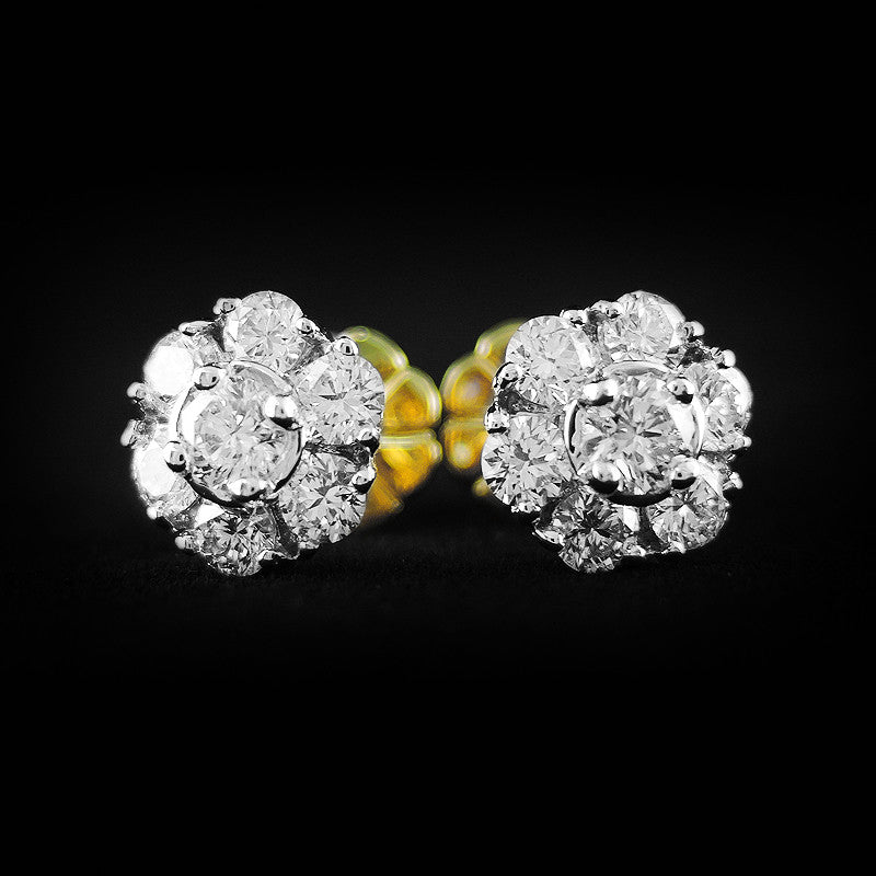 Diamond Earring in 22K Gold (ต่างหูเพชร)