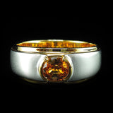 Yellow Sapphire Ring in 22K Gold (แหวนบุษราคัม)