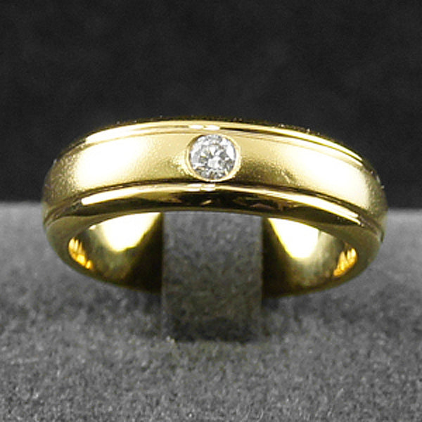 Diamond Ring in 22K Gold (แหวนเพชร)